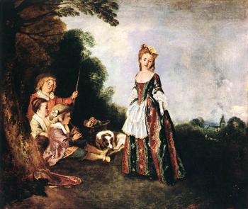 Jean-Antoine Watteau : The Dance